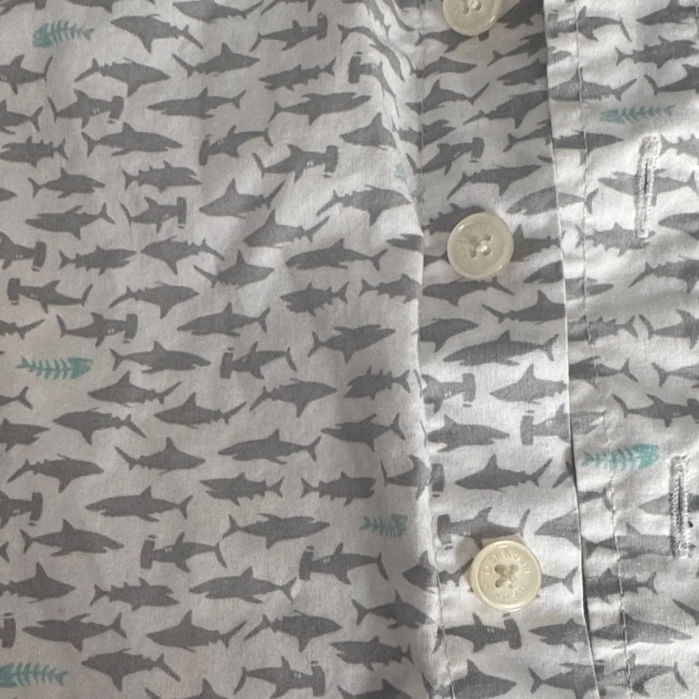 OshKosh B'gosh Kids Shark Print and Green Plaid‎ Shirts